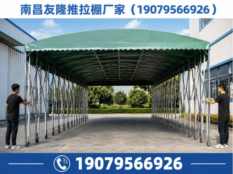 红谷滩区电动推拉棚展示图